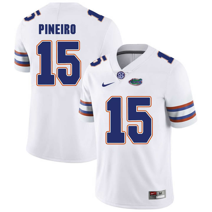 Florida Gators #15 Eddy Pineiro White College Football Jersey,We sell and wholesale Florida Gators #15 Eddy Pineiro White College Football Jersey on line form chian!