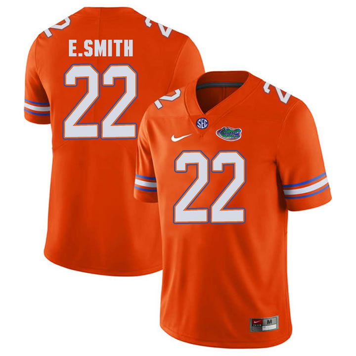 Florida Gators #22 E.Smith Orange College Football Jersey,We sell and wholesale Florida Gators #22 E.Smith Orange College Football Jersey on line form chian!