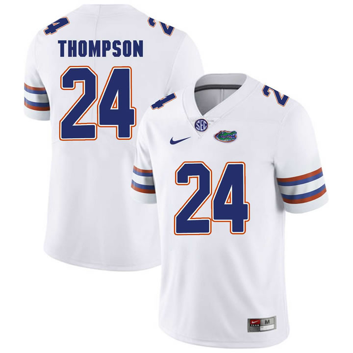 Florida Gators #24 Mark Thompson White College Football Jersey,We sell and wholesale Florida Gators #24 Mark Thompson White College Football Jersey on line form chian!