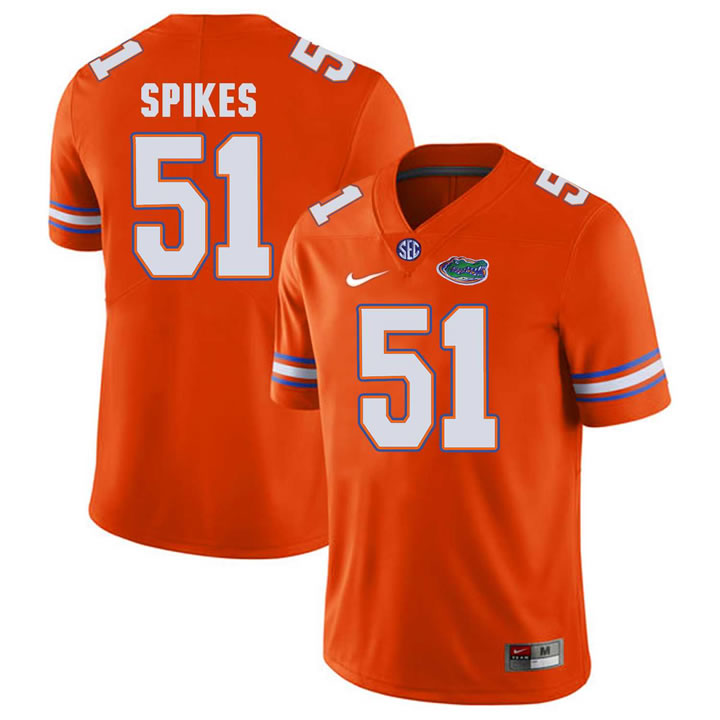 Florida Gators #51 Brandon Spikes Orange College Football Jersey,We sell and wholesale Florida Gators #51 Brandon Spikes Orange College Football Jersey on line form chian!