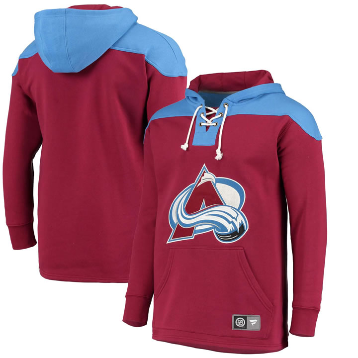 Men's Colorado Avalanche Fanatics Branded Maroon Blue Breakaway Lace Up Hoodie,We sell and wholesale Men's Colorado Avalanche Fanatics Branded Maroon Blue Breakaway Lace Up Hoodie on line form chian!