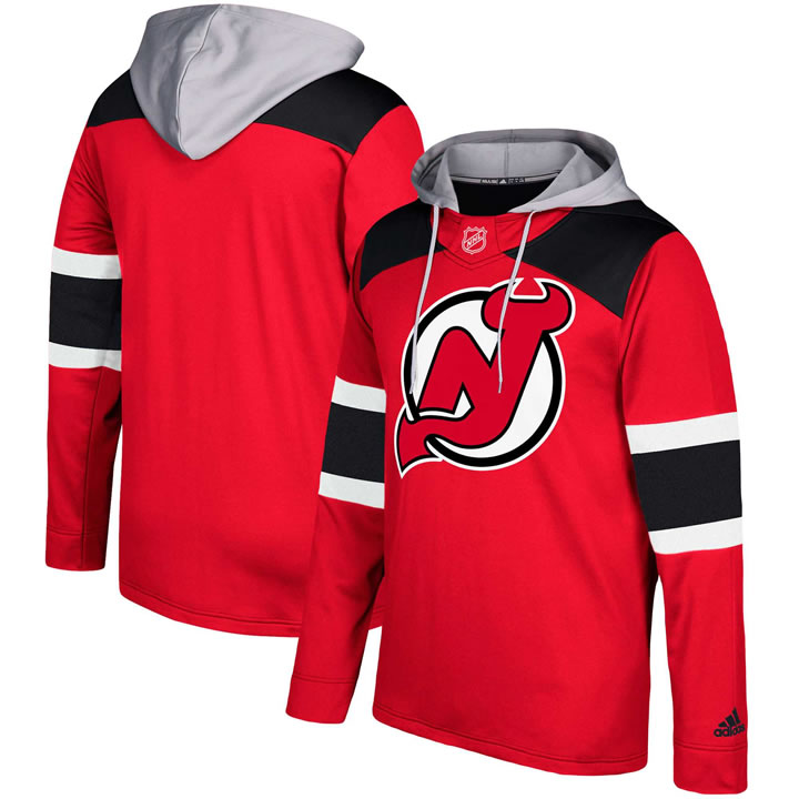 Men's New Jersey Devils Adidas Red Silver Jersey Pullover Hoodie,We sell and wholesale Men's New Jersey Devils Adidas Red Silver Jersey Pullover Hoodie on line form chian!