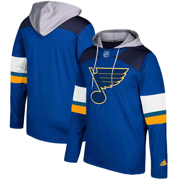 Men's St. Louis Blues Adidas Blue Silver Jersey Pullover Hoodie,We sell and wholesale Men's St. Louis Blues Adidas Blue Silver Jersey Pullover Hoodie on line form chian!