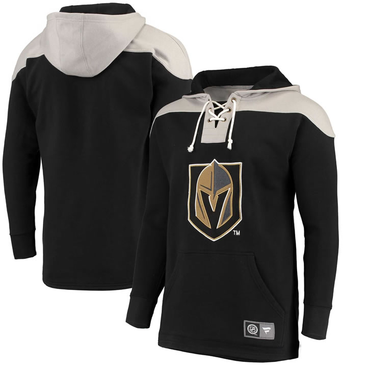Men's Vegas Golden Knights Fanatics Branded Black Silver Breakaway Lace Up Hoodie,We sell and wholesale Men's Vegas Golden Knights Fanatics Branded Black Silver Breakaway Lace Up Hoodie on line form chian!