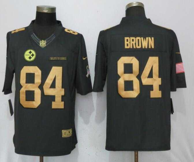 Nike Pittsburgh Steelers #84 Antonio Brown Anthracite Salute To Service Limited Jersey,We sell and wholesale Nike Pittsburgh Steelers #84 Antonio Brown Anthracite Salute To Service Limited Jersey on line form chian!