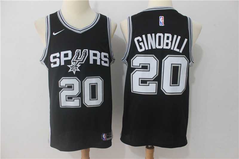 Nike San Antonio Spurs #20 Manu Ginobili Black Swingman Stitched NBA Jersey,We sell and wholesale Nike San Antonio Spurs #20 Manu Ginobili Black Swingman Stitched NBA Jersey on line form chian!