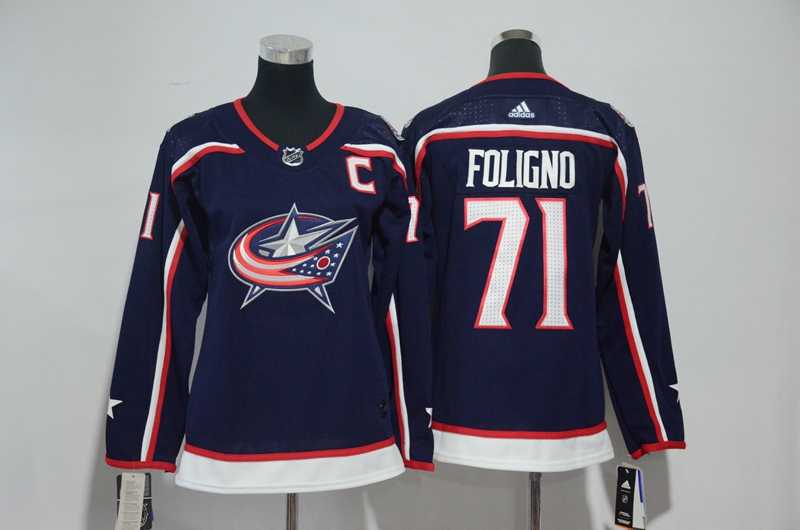 Women Blue Jackets #71 Nick Foligno Navy Adidas Stitched Jersey,We sell and wholesale Women Blue Jackets #71 Nick Foligno Navy Adidas Stitched Jersey on line form chian!