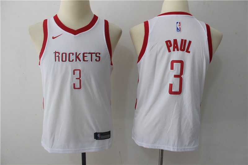 Youth Nike Houston Rockets #3 Chris Paul White Swingman Stitched NBA Jersey,We sell and wholesale Youth Nike Houston Rockets #3 Chris Paul White Swingman Stitched NBA Jersey on line form chian!