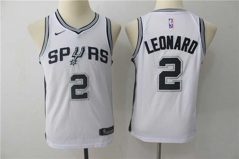 Youth Nike San Antonio Spurs #2 Kawhi Leonard White Swingman Stitched NBA Jersey,We sell and wholesale Youth Nike San Antonio Spurs #2 Kawhi Leonard White Swingman Stitched NBA Jersey on line form chian!
