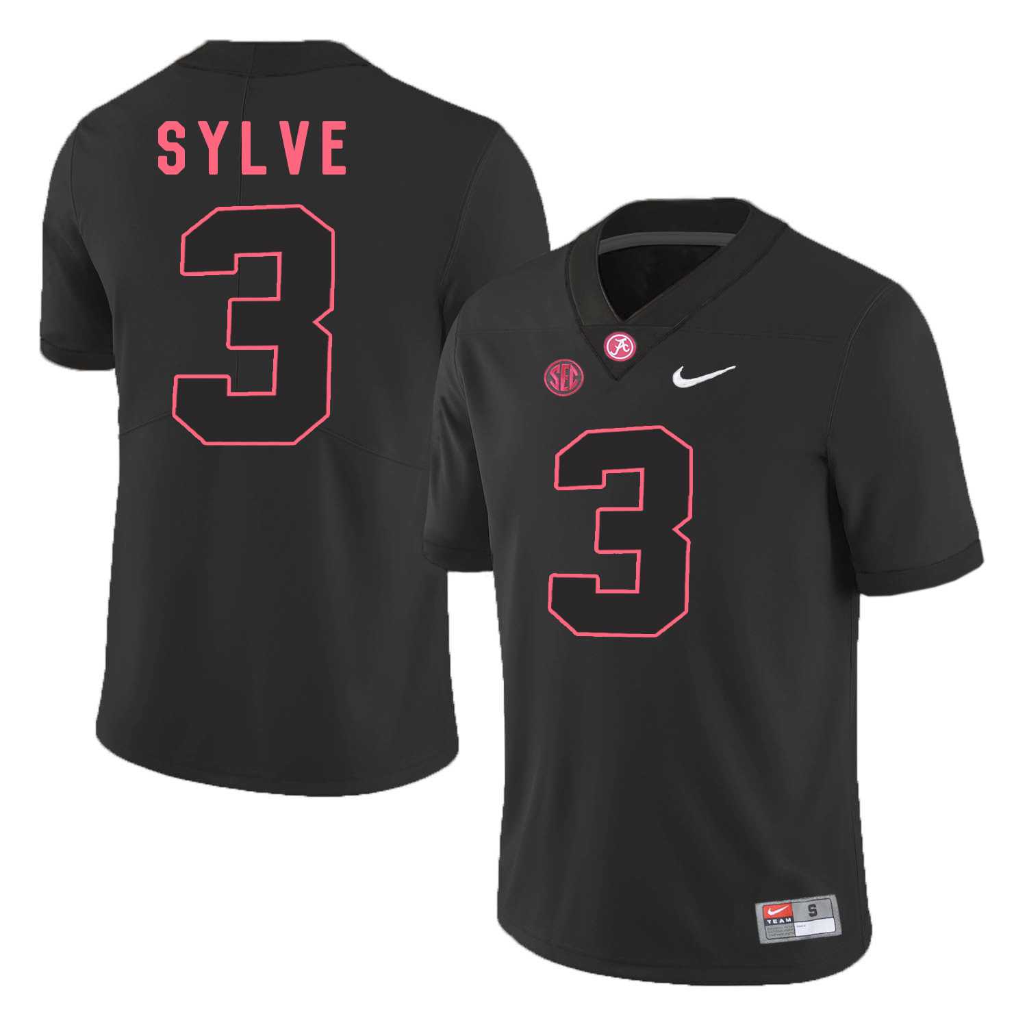 Alabama Crimson Tide #3 Bradley Sylve Black College Football Jersey DingZhi,We sell and wholesale Alabama Crimson Tide #3 Bradley Sylve Black College Football Jersey DingZhi on line form chian!