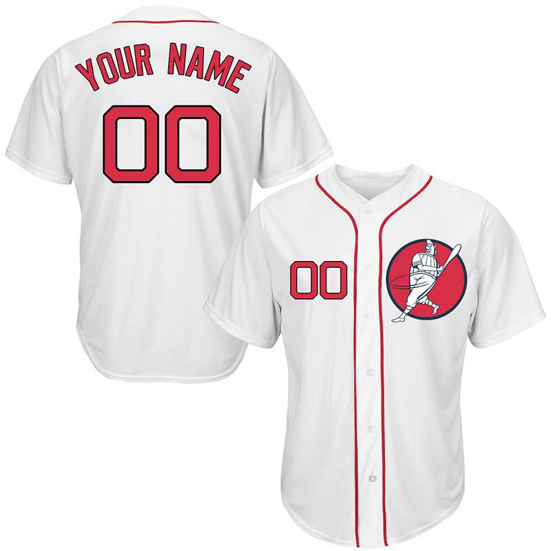 Boston Red Sox White Men's Customized New Design Jersey,We sell and wholesale Boston Red Sox White Men's Customized New Design Jersey on line form chian!