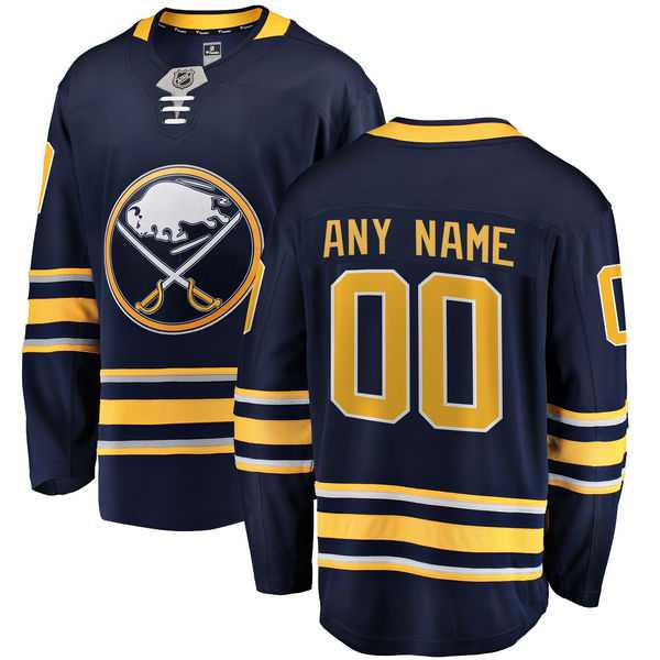 Customized Men's Buffalo Sabres Any Name & Number Blue Fanatics Branded Home Breakaway Jersey,We sell and wholesale Customized Men's Buffalo Sabres Any Name & Number Blue Fanatics Branded Home Breakaway Jersey on line form chian!