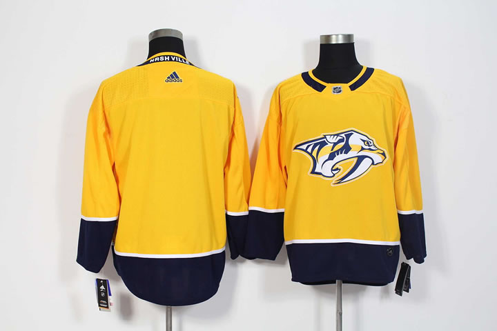 Customized Men's Nashville Predators Any Name & Number Yellow Adidas Stitched NHL Jersey,We sell and wholesale Customized Men's Nashville Predators Any Name & Number Yellow Adidas Stitched NHL Jersey on line form chian!