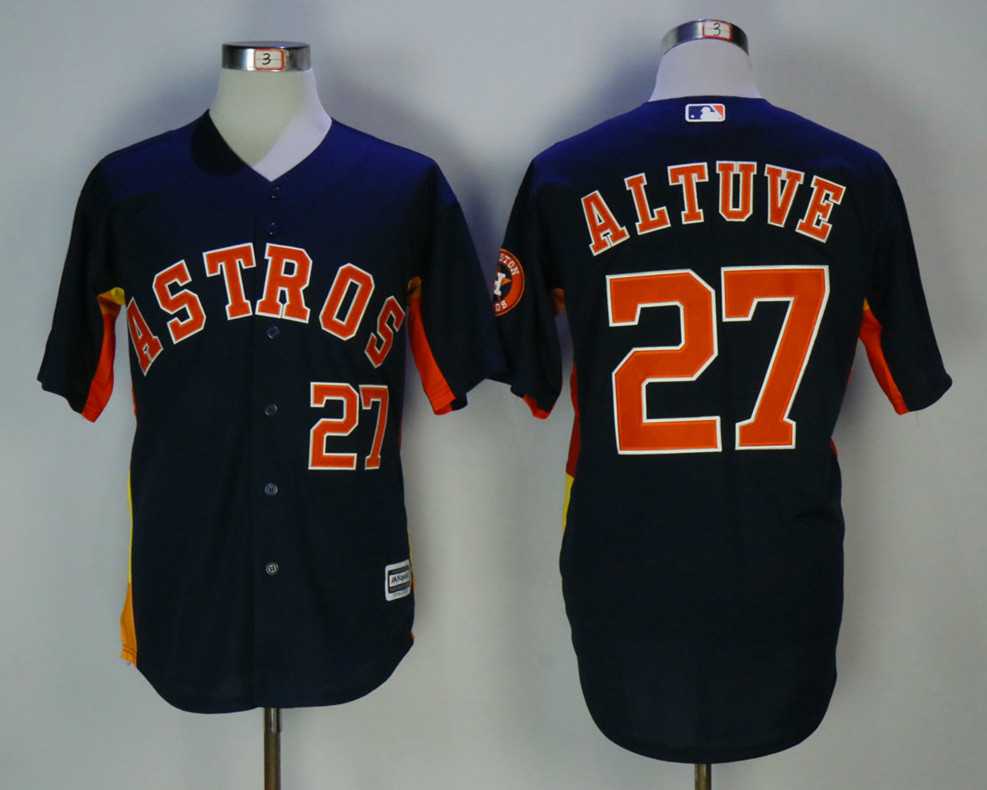 Houston Astros #27 Jose Altuve Navy Cool Base Stitched MLB Jerseys,We sell and wholesale Houston Astros #27 Jose Altuve Navy Cool Base Stitched MLB Jerseys on line form chian!