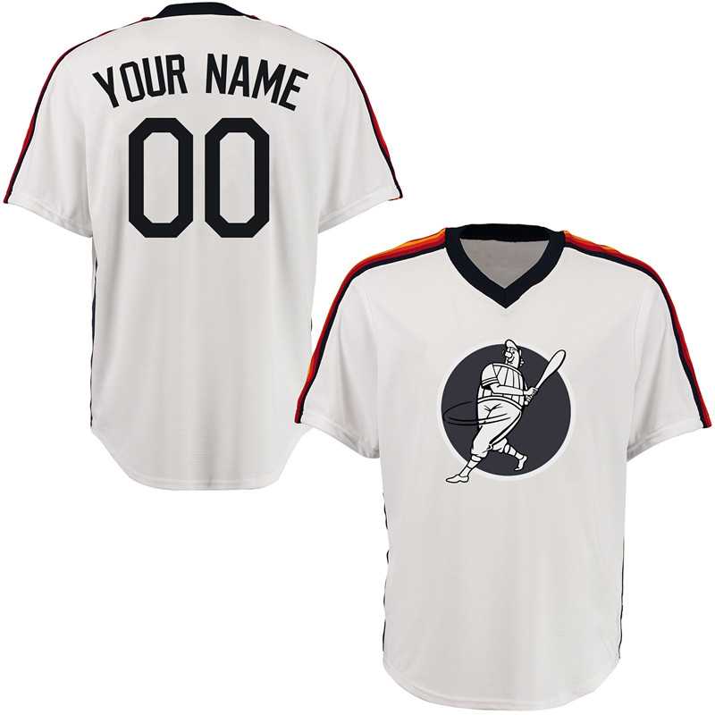 Houston Astros White Men's Customized Throwback New Design Jersey,We sell and wholesale Houston Astros White Men's Customized Throwback New Design Jersey on line form chian!
