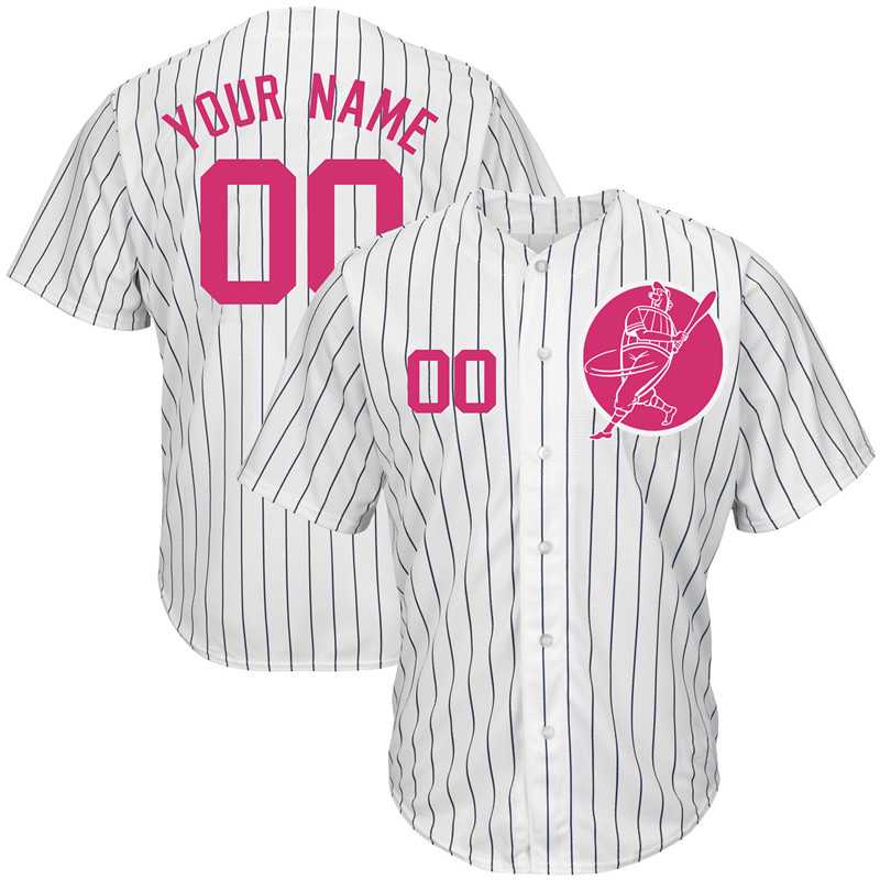 New York Yankees White Men's Customized Pink Logo New Design Jersey,We sell and wholesale New York Yankees White Men's Customized Pink Logo New Design Jersey on line form chian!