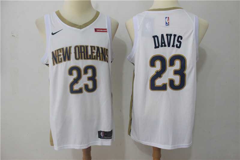 Nike New Orleans Pelicans #23 Anthony Davis White Swingman Stitched NBA Jersey,We sell and wholesale Nike New Orleans Pelicans #23 Anthony Davis White Swingman Stitched NBA Jersey on line form chian!