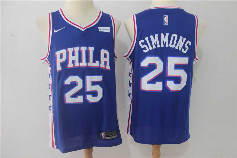 Nike Philadelphia 76ers #25 Ben Simmons Blue Swingman Stitched NBA Jersey,We sell and wholesale Nike Philadelphia 76ers #25 Ben Simmons Blue Swingman Stitched NBA Jersey on line form chian!