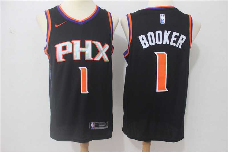 Nike Phoenix Suns #1 Devin Booker Black Swingman Stitched NBA Jersey,We sell and wholesale Nike Phoenix Suns #1 Devin Booker Black Swingman Stitched NBA Jersey on line form chian!