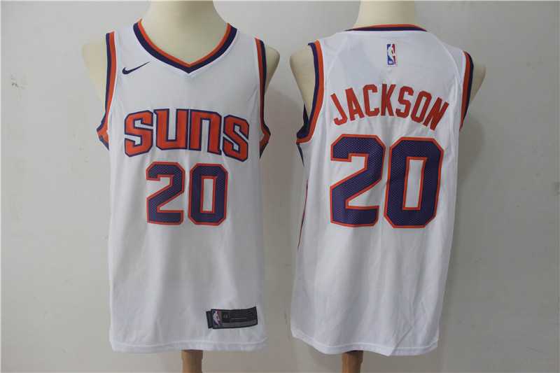 Nike Phoenix Suns #20 Josh Jackson White Swingman Stitched NBA Jersey(Without The Sponsor Logo),We sell and wholesale Nike Phoenix Suns #20 Josh Jackson White Swingman Stitched NBA Jersey(Without The Sponsor Logo) on line form chian!