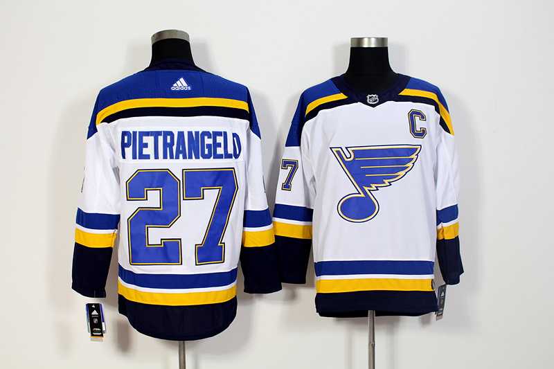 St. Louis Blues #27 Alex Pietrangelo White Adidas Stitched Jersey,We sell and wholesale St. Louis Blues #27 Alex Pietrangelo White Adidas Stitched Jersey on line form chian!