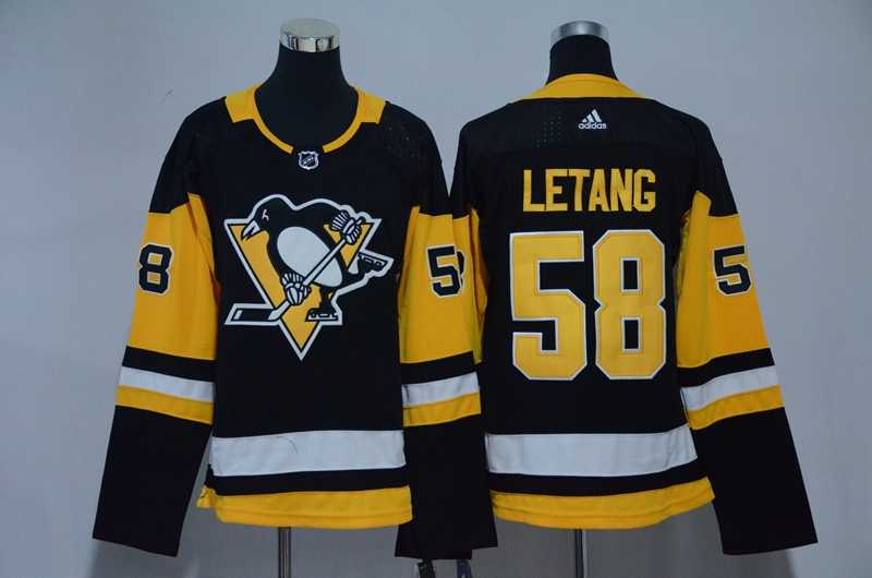 Women Pittsburgh Penguins #58 Kris Letang Black Adidas Jersey,We sell and wholesale Women Pittsburgh Penguins #58 Kris Letang Black Adidas Jersey on line form chian!