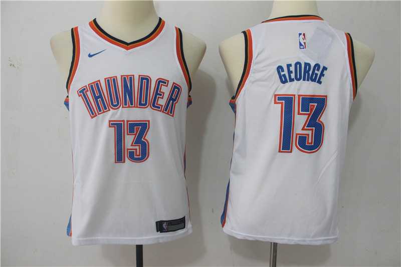 Youth Nike Oklahoma City Thunder #13 Paul George White Swingman Stitched NBA Jersey,We sell and wholesale Youth Nike Oklahoma City Thunder #13 Paul George White Swingman Stitched NBA Jersey on line form chian!