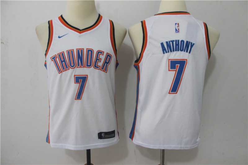 Youth Nike Oklahoma City Thunder #7 Carmelo Anthony White Swingman Stitched NBA Jersey,We sell and wholesale Youth Nike Oklahoma City Thunder #7 Carmelo Anthony White Swingman Stitched NBA Jersey on line form chian!
