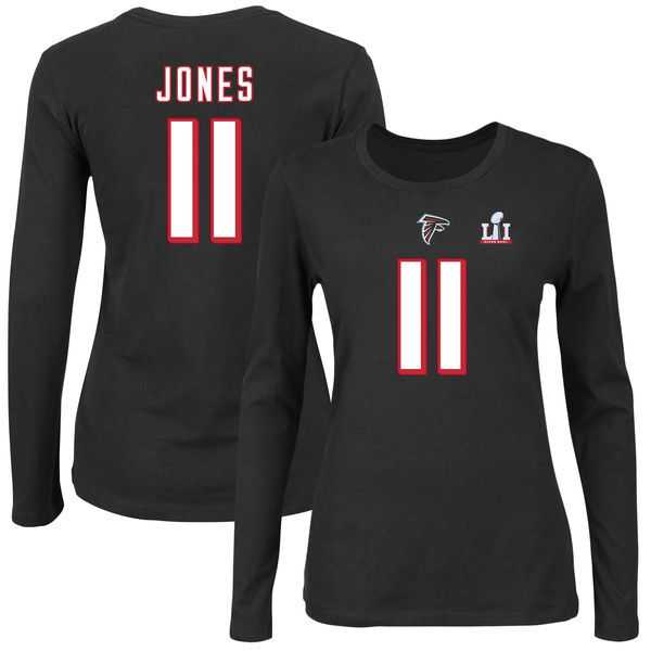 Atlanta Falcons #11 Julio Jones Black Women's Short Sleeve T-Shirt,We sell and wholesale Atlanta Falcons #11 Julio Jones Black Women's Short Sleeve T-Shirt on line form chian!