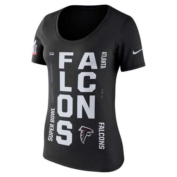 Atlanta Falcons 2017 Super Bowl Li Black Women's Short Sleeve T-Shirt,We sell and wholesale Atlanta Falcons 2017 Super Bowl Li Black Women's Short Sleeve T-Shirt on line form chian!