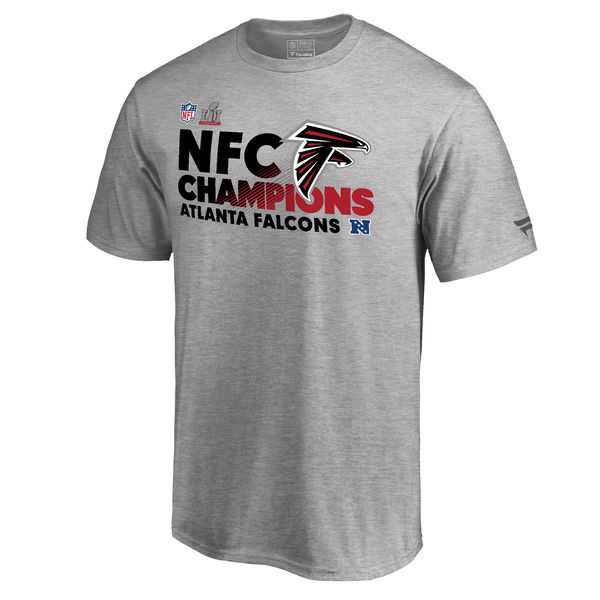 Atlanta Falcons Pro Line by Fanatics Branded Heather Gray 2016 NFC Conference Champions Trophy Collection Locker Room T-Shirt,We sell and wholesale Atlanta Falcons Pro Line by Fanatics Branded Heather Gray 2016 NFC Conference Champions Trophy Collection Locker Room T-Shirt on line form chian!