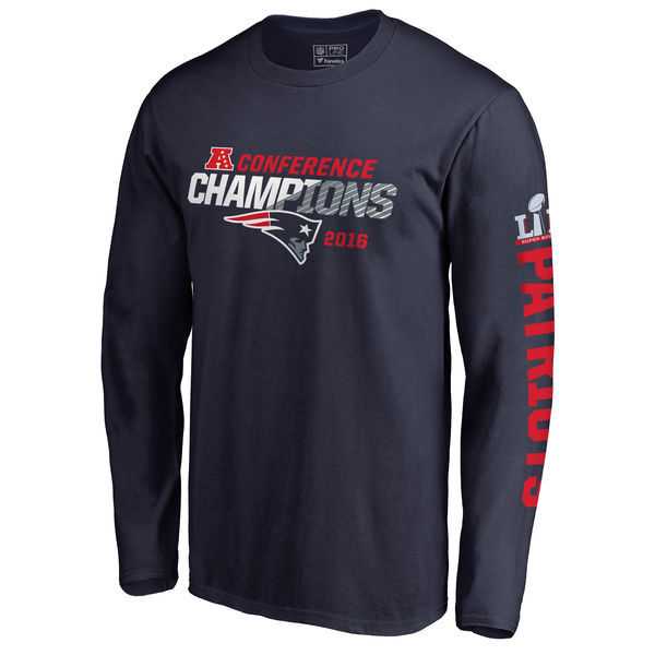 New England Patriots 2016 Conference Champions Navy Men's Long Sleeve T-Shirt,We sell and wholesale New England Patriots 2016 Conference Champions Navy Men's Long Sleeve T-Shirt on line form chian!