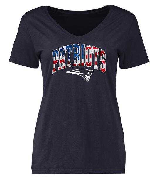 New England Patriots Pro Line Navy Banner Wave Slim Fit V-Neck Women's T Shirt,We sell and wholesale New England Patriots Pro Line Navy Banner Wave Slim Fit V-Neck Women's T Shirt on line form chian!