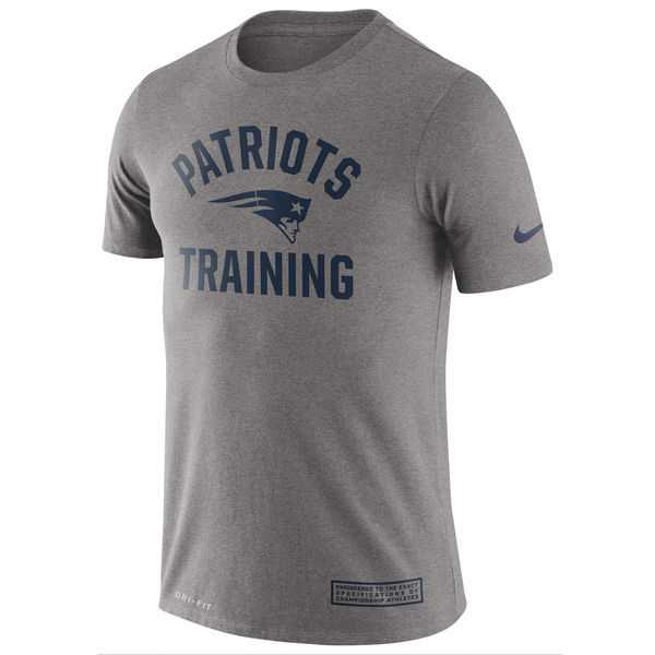 Nike New England Patriots Heathered Gray Training Performance Men's T-Shirt,We sell and wholesale Nike New England Patriots Heathered Gray Training Performance Men's T-Shirt on line form chian!