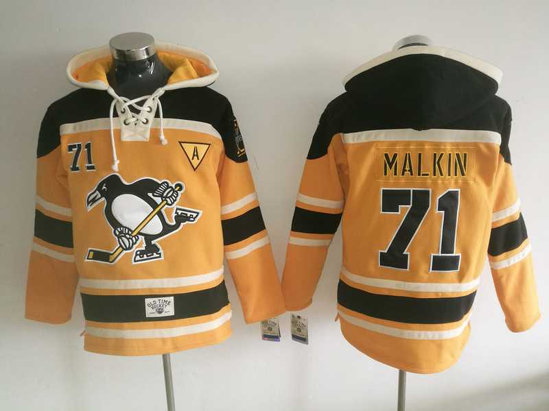 Pittsburgh Penguins #71 Evgeni Malkin Orange All Stitched Hooded Sweatshirt,We sell and wholesale Pittsburgh Penguins #71 Evgeni Malkin Orange All Stitched Hooded Sweatshirt on line form chian!