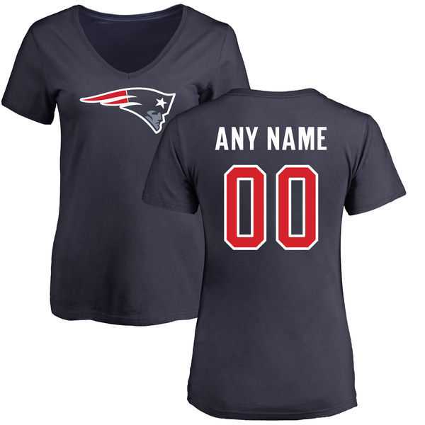 Women Customized New England Patriots Navy Blue Design Your Own Navy Blue Short Sleeve Fitted T-Shirt,We sell and wholesale Women Customized New England Patriots Navy Blue Design Your Own Navy Blue Short Sleeve Fitted T-Shirt on line form chian!