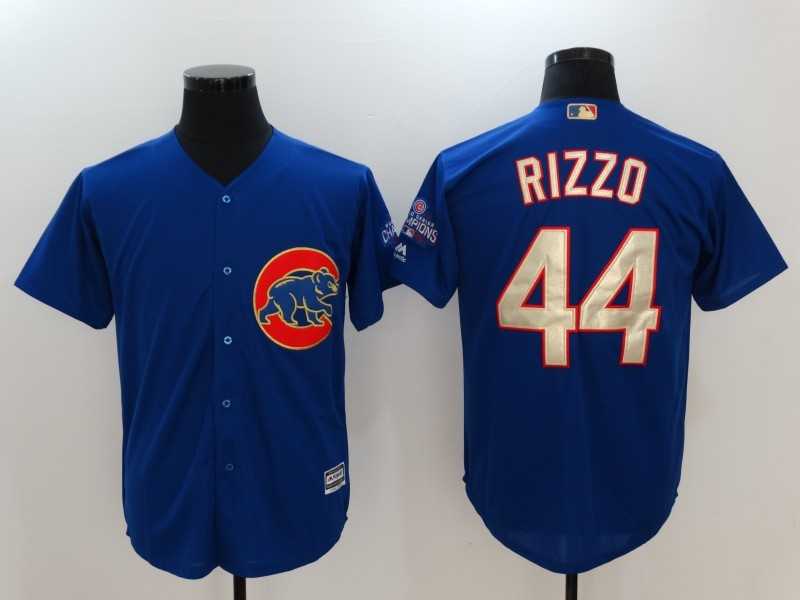 Chicago Cubs #44 Anthony Rizzo Blue World Series Champions New Cool Base Stitched Jersey,We sell and wholesale Chicago Cubs #44 Anthony Rizzo Blue World Series Champions New Cool Base Stitched Jersey on line form chian!