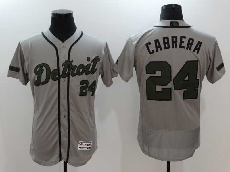 Detroit Tigers #24 Miguel Cabrera Gray 2017 Memorial Day Flexbase Player Stitched Jersey,We sell and wholesale Detroit Tigers #24 Miguel Cabrera Gray 2017 Memorial Day Flexbase Player Stitched Jersey on line form chian!
