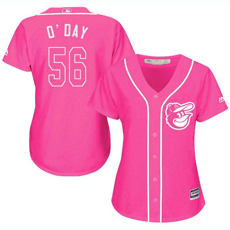 Glued Women's Baltimore Orioles #56 Darren O'Day Pink New Cool Base Jersey WEM,We sell and wholesale Glued Women's Baltimore Orioles #56 Darren O'Day Pink New Cool Base Jersey WEM on line form chian!