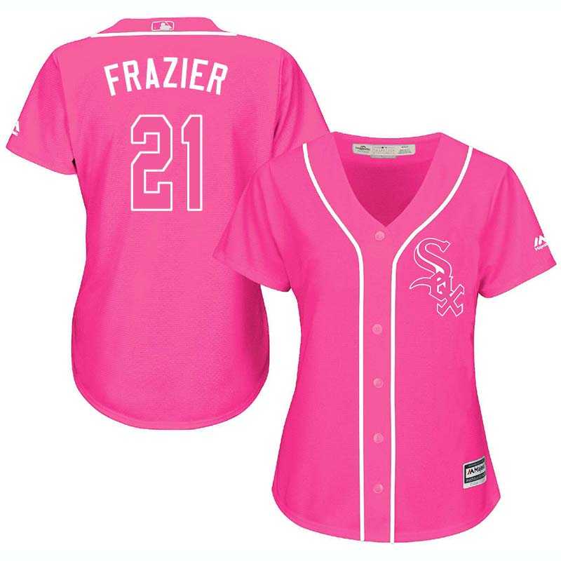Glued Women's Chicago White Sox #21 Todd Frazier Pink New Cool Base Jersey WEM,We sell and wholesale Glued Women's Chicago White Sox #21 Todd Frazier Pink New Cool Base Jersey WEM on line form chian!