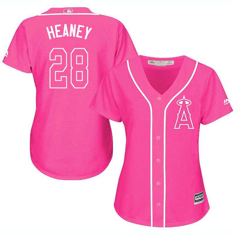 Glued Women's Los Angeles Angels of Anaheim #28 Andrew Heaney Pink New Cool Base Jersey WEM,We sell and wholesale Glued Women's Los Angeles Angels of Anaheim #28 Andrew Heaney Pink New Cool Base Jersey WEM on line form chian!