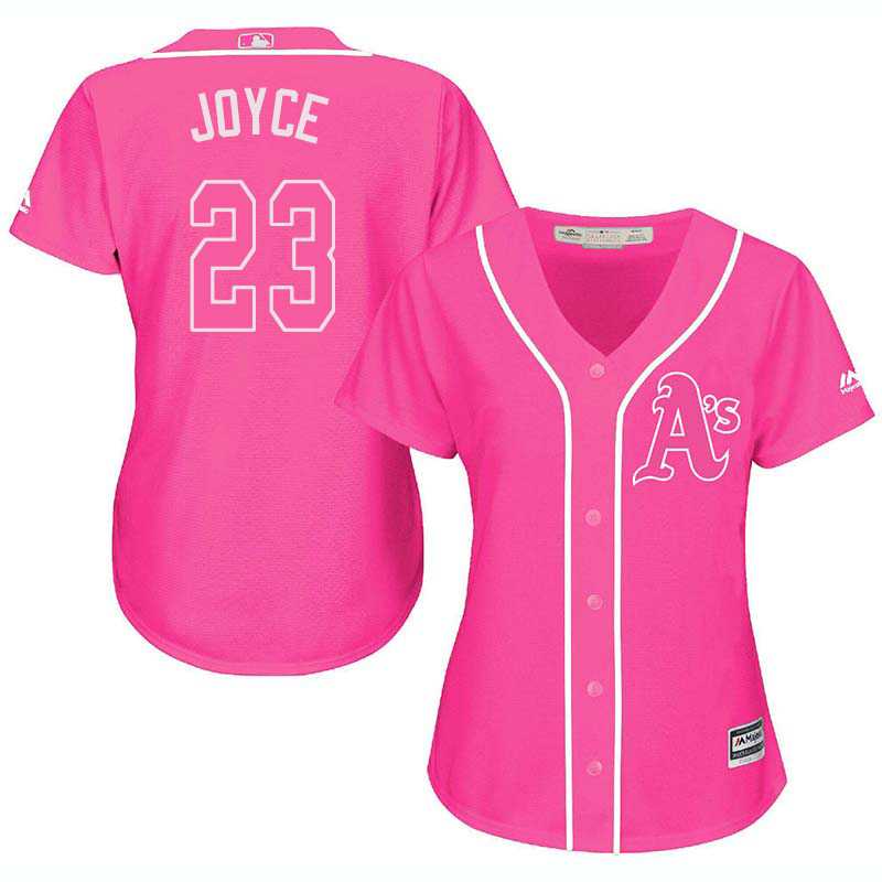 Glued Women's Oakland Athletics #23 Matt Joyce Pink New Cool Base Jersey WEM,We sell and wholesale Glued Women's Oakland Athletics #23 Matt Joyce Pink New Cool Base Jersey WEM on line form chian!