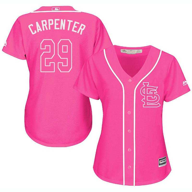 Glued Women's St. Louis Cardinals #29 Chris Carpenter Pink New Cool Base Jersey WEM,We sell and wholesale Glued Women's St. Louis Cardinals #29 Chris Carpenter Pink New Cool Base Jersey WEM on line form chian!