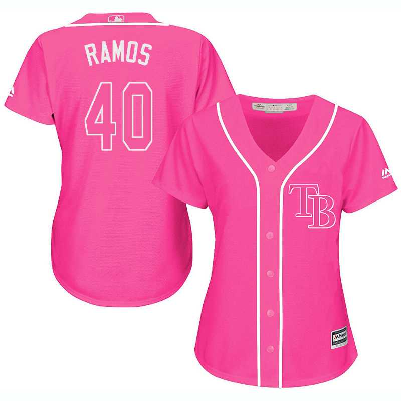 Glued Women's Tampa Bay Rays #40 Wilson Ramos Pink New Cool Base Jersey WEM,We sell and wholesale Glued Women's Tampa Bay Rays #40 Wilson Ramos Pink New Cool Base Jersey WEM on line form chian!
