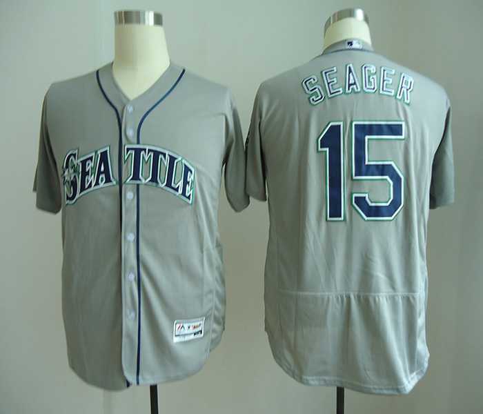 Seattle Mariners #15 Kyle Seager Gray Flexbase Stitched Jersey,We sell and wholesale Seattle Mariners #15 Kyle Seager Gray Flexbase Stitched Jersey on line form chian!