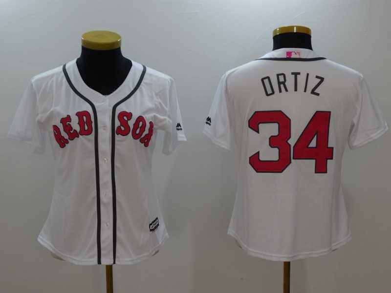 Women Boston Red Sox #34 David Ortiz White Mother's Day New Cool Base Jersey,We sell and wholesale Women Boston Red Sox #34 David Ortiz White Mother's Day New Cool Base Jersey on line form chian!