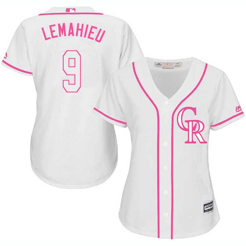 Women Colorado Rockies #9 DJ Lemahieu White Pink New Cool Base Jersey JiaSu,We sell and wholesale Women Colorado Rockies #9 DJ Lemahieu White Pink New Cool Base Jersey JiaSu on line form chian!