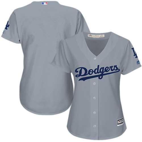 Women Los Angeles Dodgers Gray Blank New Cool Base Jersey JiaSu,We sell and wholesale Women Los Angeles Dodgers Gray Blank New Cool Base Jersey JiaSu on line form chian!