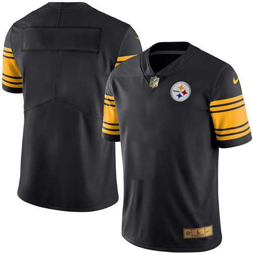 Customized Men's Nike Limited Pittsburgh Steelers Black Gold Color Rush Stitched Jersey,We sell and wholesale Customized Men's Nike Limited Pittsburgh Steelers Black Gold Color Rush Stitched Jersey on line form chian!