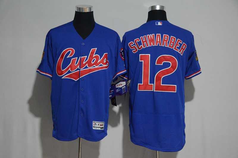Chicago Cubs #12 Kyle Schwarber Blue New Cool Base Stitched MLB Jersey,We sell and wholesale Chicago Cubs #12 Kyle Schwarber Blue New Cool Base Stitched MLB Jersey on line form chian!